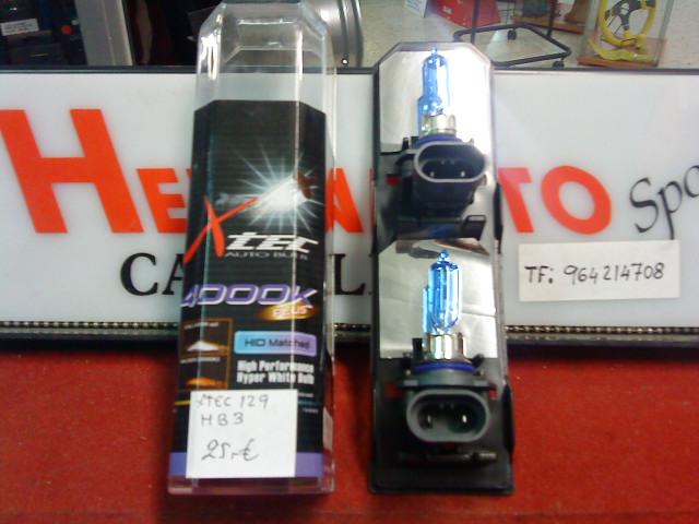 LAMPARAS 12V. HB3 LUZ SUPER BLANCA REF. XTEC129